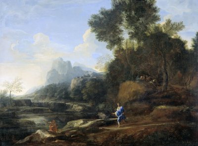 Italienskt landskap av Gaspard Dughet