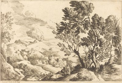 Romerskt landskap av Gaspard Dughet