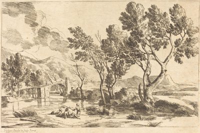 Romerskt landskap av Gaspard Dughet