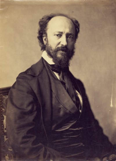 Porträtt av Charles Daubigny 1817-1878, 1861-1869. av Gaspard Félix Nadar
