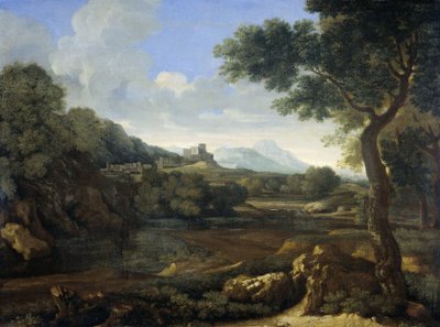 Landskap av Gaspard Poussin Dughet