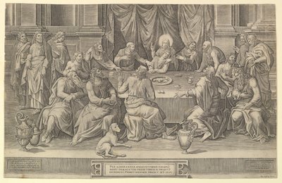 Den sista måltiden, 1564. av Gaspare Osello