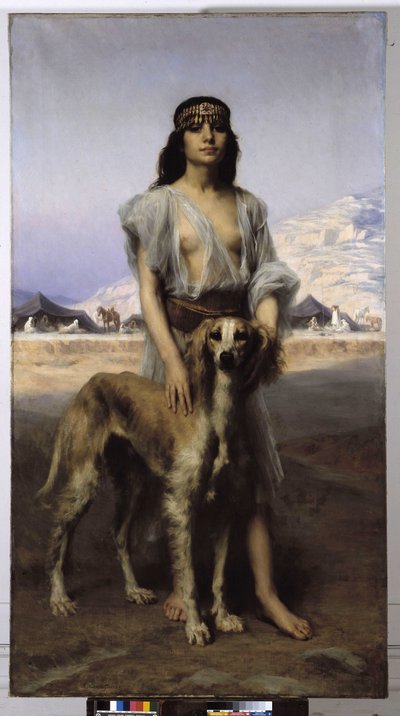 Lyssna, kom ihåg Timecen (olja på duk) av Gaston Saintpierre