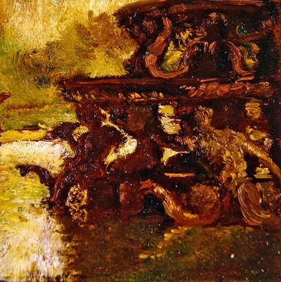 Trädgårdsscen av Gaston de la Touche