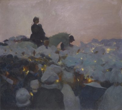 Benådning i Bretagne, 1896 av Gaston de la Touche