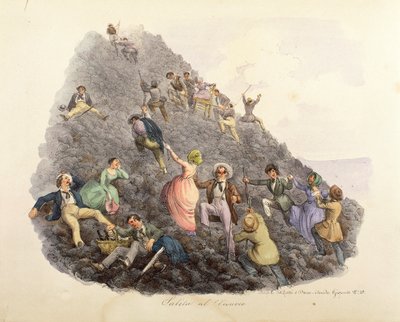 Klättringen till Vesuvius av Gatti and Dura