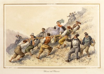 Nedstigningen av Vesuvius av Gatti and Dura