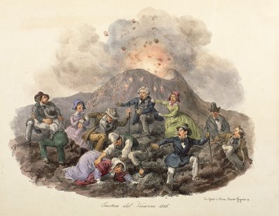 Nedstigningen av Vesuvius av Gatti and Dura