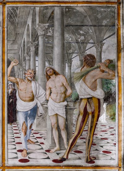 Detalj av "The flagellation of Christ", från "The life and the Passion of Christ" av Gaudenzio Ferrari