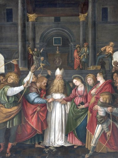 Jungfruns äktenskap, c.1525 av Gaudenzio Ferrari