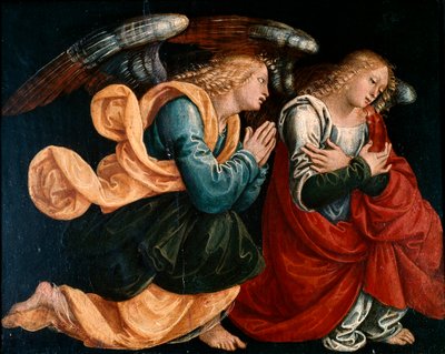 Beande änglar, av Gaudenzio Ferrari (ca 1470-1546) av Gaudenzio Ferrari