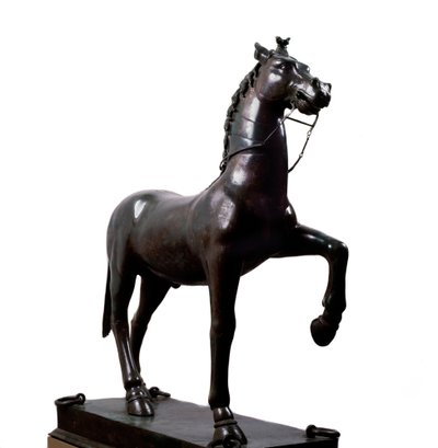 Votivhäst i brons (skulptur, ca 50 e.Kr.) av Gaulish Gaulish