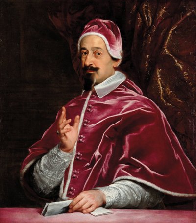 Porträtt av påven Alexander VII 1599-1667, 1667. av Gaulli