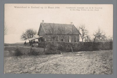 Översvämning i Zeeland den 12 mars 1906 av Gebroeders van Straaten