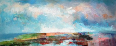 Abstrakt landskap (Bretagne) av Geert Bordich