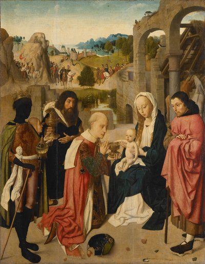 The Adoration of the Magi, 1490 av Geertgen Tot sint Jans