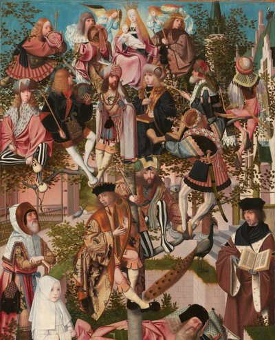 Jesses träd av Geertgen tot Sint Jans (circle of)