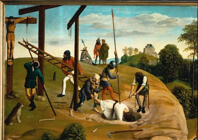 Golgatha (målning på ek) av Geertgen tot Sint Jans