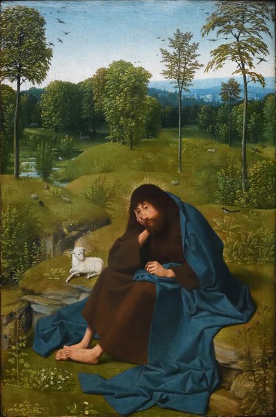 Johannes Döparen i vildmarken av Geertgen Tot sint Jans