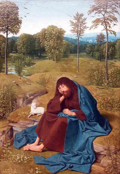 Johannes Döparen i vildmarken av Geertgen Tot sint Jans