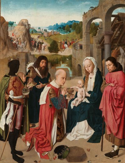 De vise männens tillbedjan av Geertgen Tot sint Jans