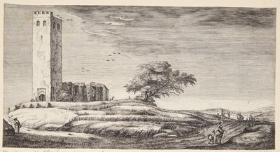 Gamla kyrkan i Muiderberg av Geertruyt Roghman