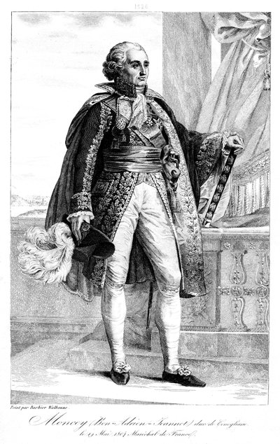 Bon Adrien Jeannot de Moncey 1754-1842, marskalk av Frankrike, 1839. av Geille