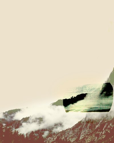 Abstraktion av Misty Mountain av Gemma Bardot