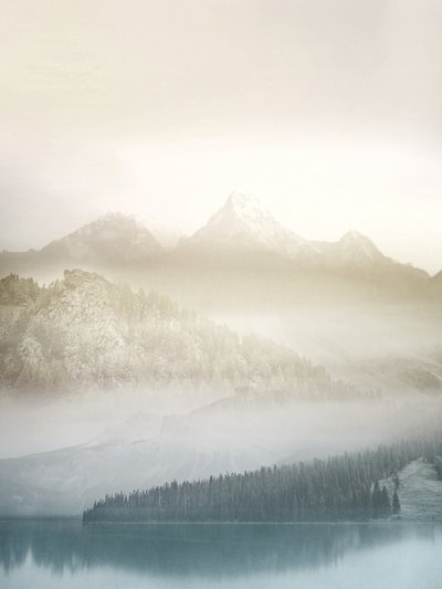 Misty Mountain Forest Lake av Gemma Bardot