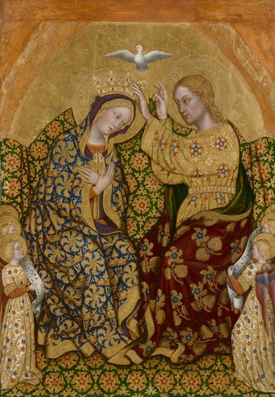 Kröning av Jungfru Maria av Gentile da Fabriano