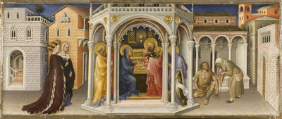 Presentationen i templet av Gentile da Fabriano