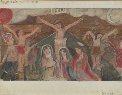 Korsets station nr 12: Jesus dör på korset, ca. 1936. av Geoffrey Holt