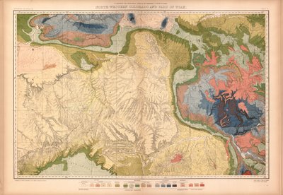 Geologisk och geografisk atlas över Colorado och delar av angränsande territorium av Geological And Geographical Survey Of The Territories