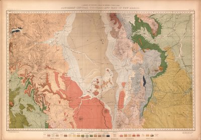 Geologisk och geografisk atlas över Colorado och delar av angränsande territorium, av Geological And Geographical Survey Of The Territories