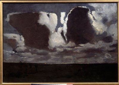 Månsken. Målning av George Hendrick (Hendrik) Breitner (1857-1923) ec.hol av Georg Hendrik Breitner