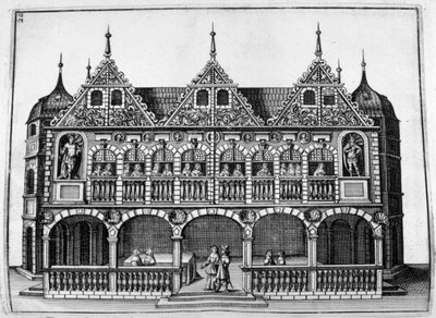 Slottsdesign, 1664 av Georg Andreas Bockler