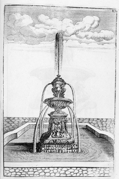 Fontändesign, 1664 av Georg Andreas Bockler