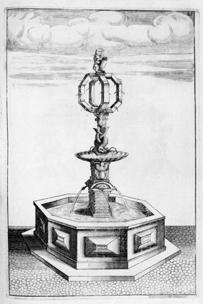 Fontändesign, 1664 av Georg Andreas Bockler