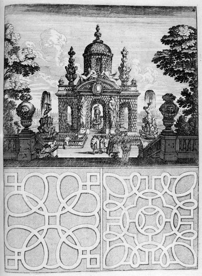 Hus- och trädgårdsdesign, 1664 av Georg Andreas Bockler
