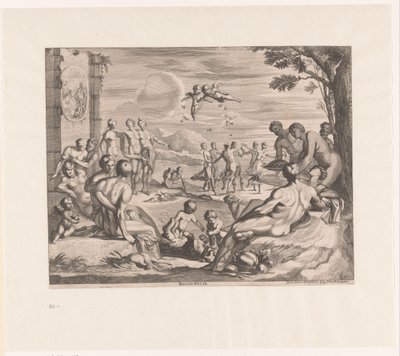 Bacchanal Bacchanalia (titel på objekt) av Georg Andreas Wolfgang