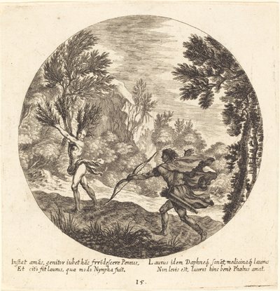 Daphne vänder sig till en lagerbär av Georg Andreas Wolfgang the Elder