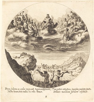 Jove och gudarna av Georg Andreas Wolfgang the Elder