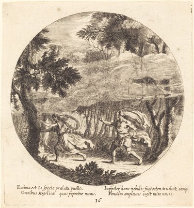 Jupiter och Io av Georg Andreas Wolfgang the Elder