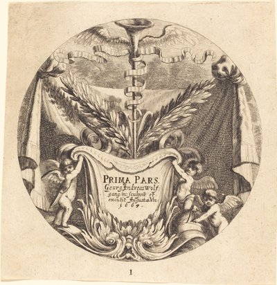 Titelsida av Georg Andreas Wolfgang the Elder