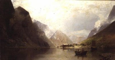 En fjord av Georg Anton Rasmussen