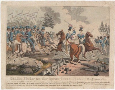 Emilia Plater i novemberupproret 1831 av Georg Benedikt Wunder