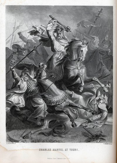 Charles Martel på Tours, 1882 av Georg Bleibtreu