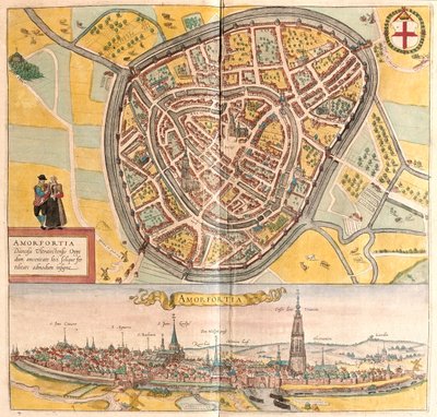 Amersfoort, Nederländerna - i "Civitates Orbis Terrarum" av Georg Braun, Köln 1617 av Georg Braun