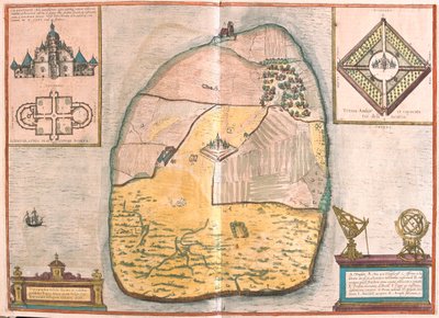 Danmark - i "Civitates Orbis Terrarum" av Georg Braun, Köln 1617 av Georg Braun