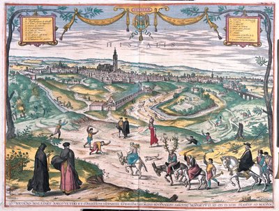 Seviglia, Spanien - i "Civitates Orbis Terrarum" av Georg Braun, Köln 1617 av Georg Braun
